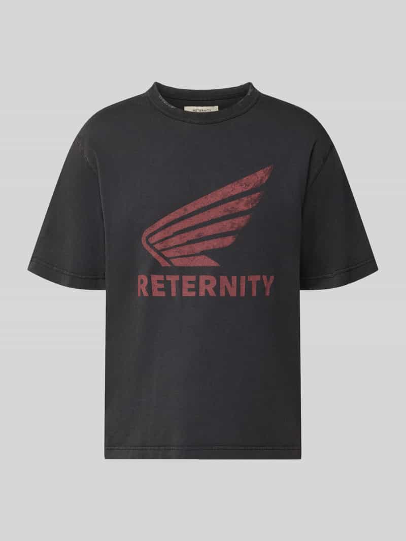 RETERNITY T-shirt met labelprint model 'AÉRO'
