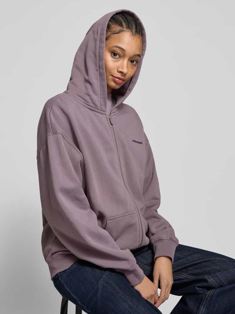 Pegador Oversized sweatjack met labelprint