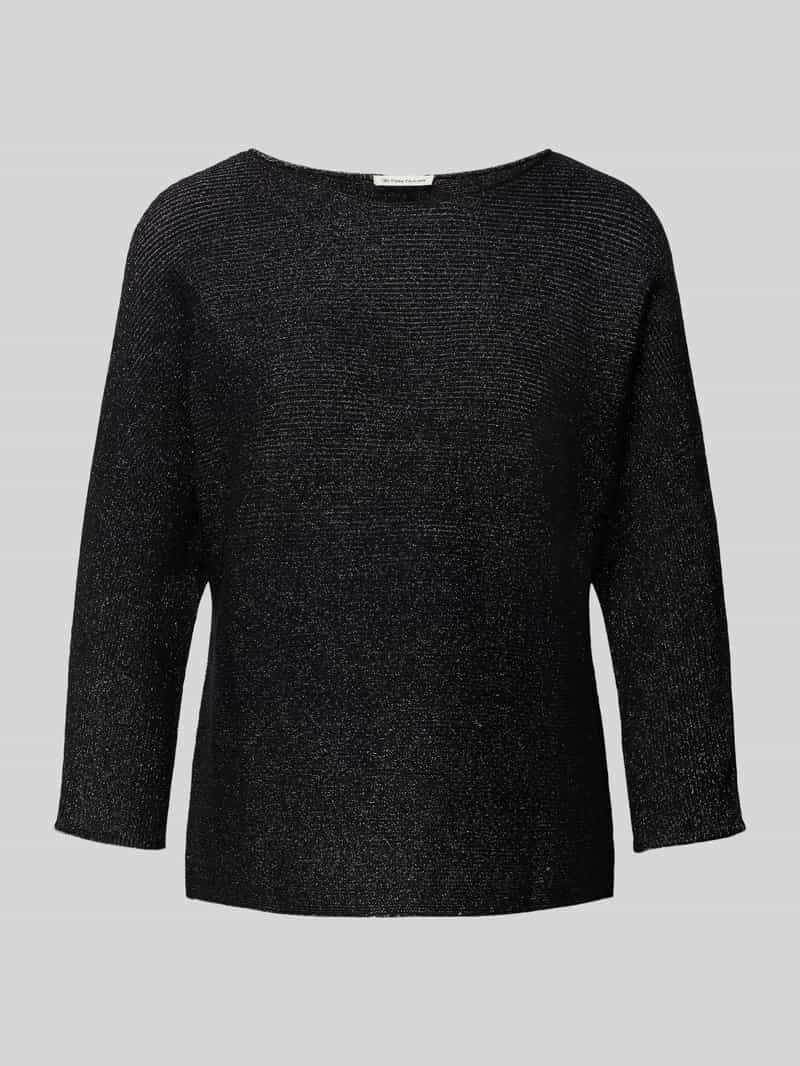 Tom Tailor Relaxed fit gebreide pullover van katoenmix
