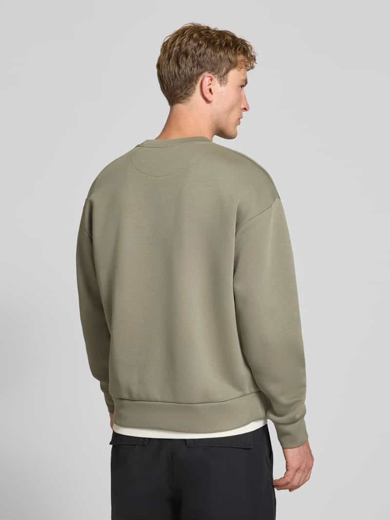 jack & jones Regular fit sweatshirt met katoen-aandeel