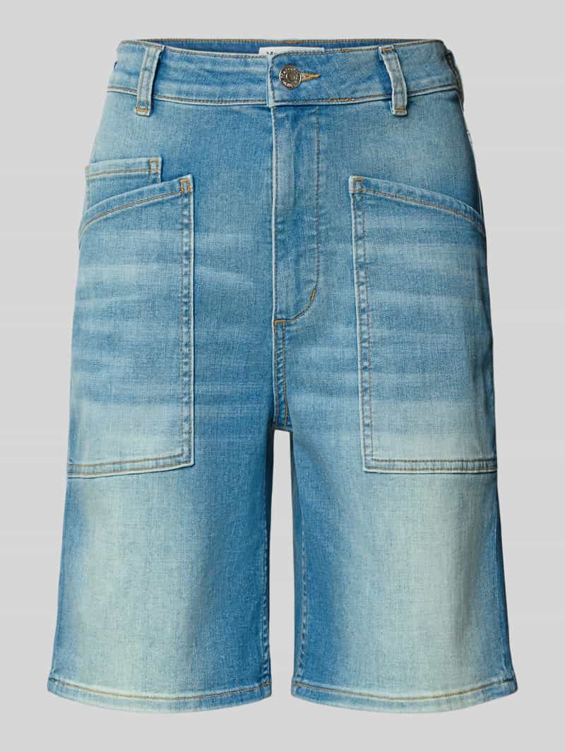 Marc O'Polo Boyfriend fit korte jeans van katoenmix