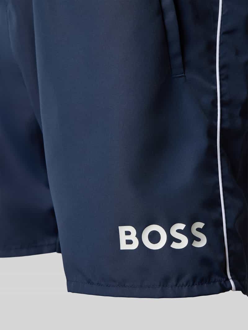 Boss Zwembroek met labelprint model 'STARFISH'