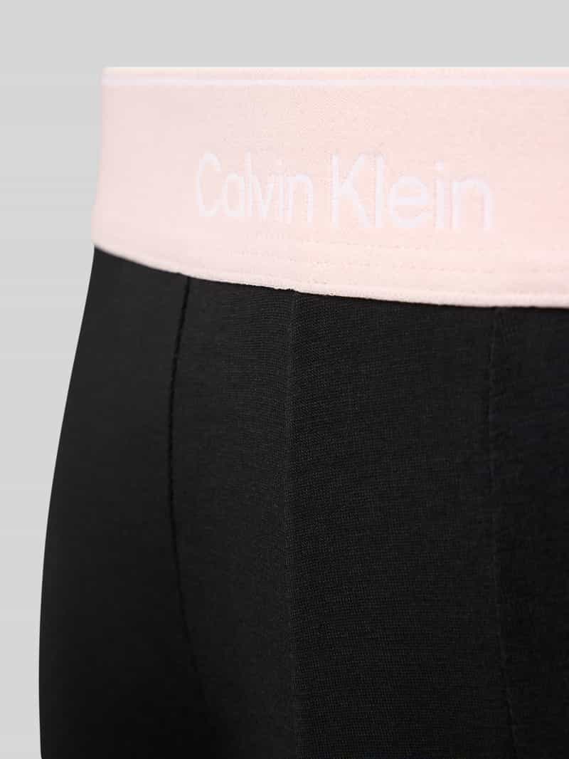 Calvin Klein Underwear Boxershort met logostitching in een set van 3 stuks model 'Low Rise'