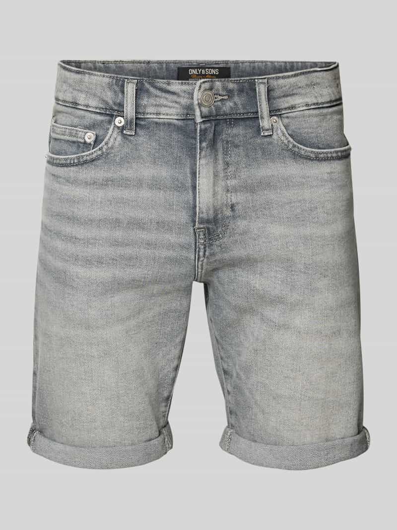 regular fit korte jeans van katoenmix model 'PLY MGD 8774'