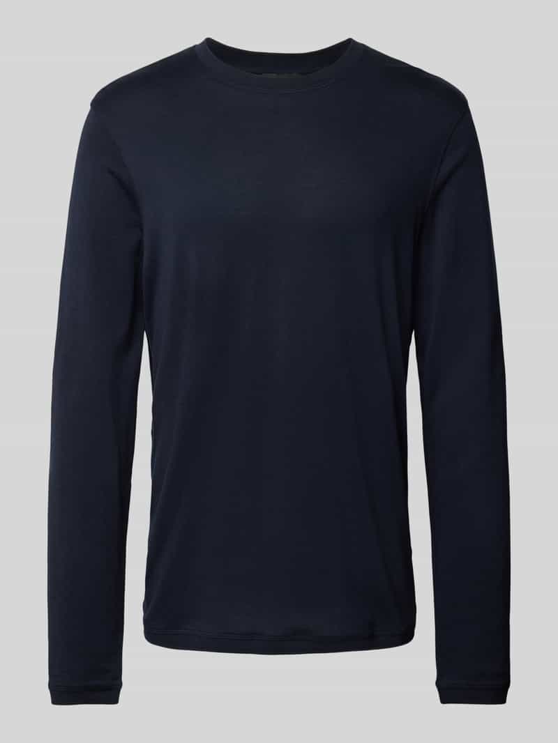 CINQUE Regular fit shirt met lange mouwen en ronde hals model 'Badi'