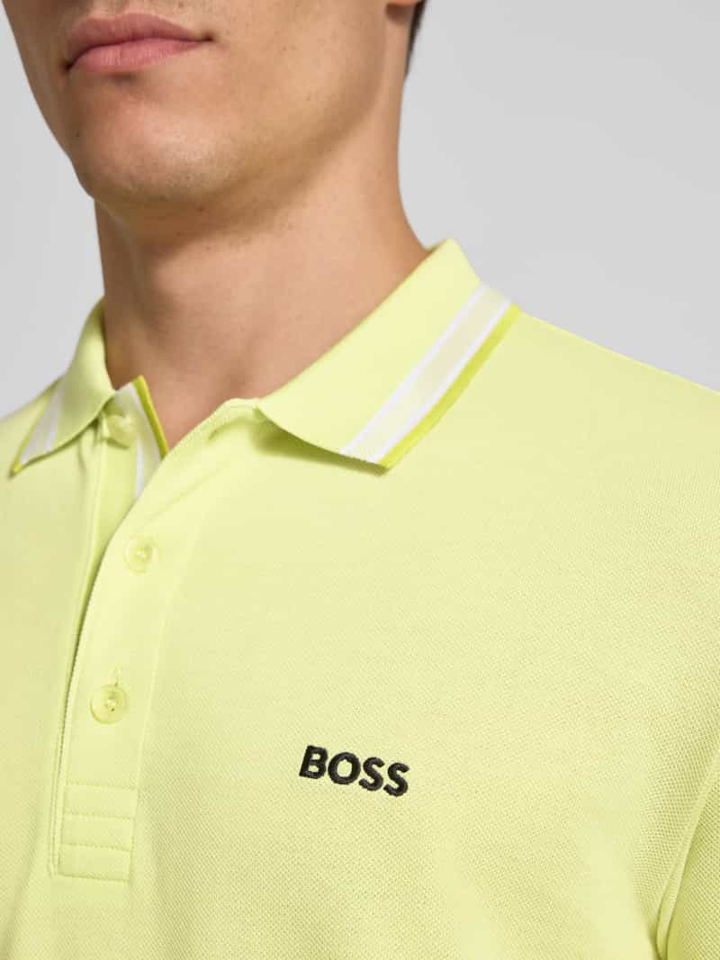 BOSS Green Regular fit poloshirt van puur katoen
