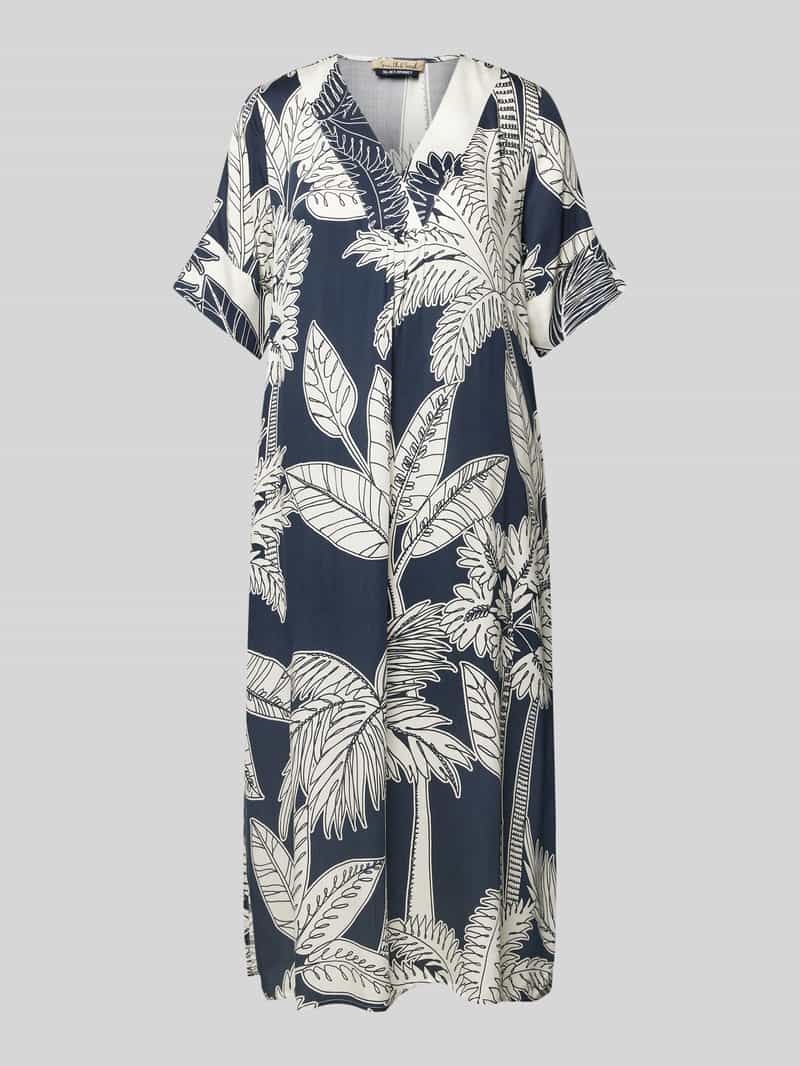 Smith and Soul Midi-jurk met V-hals model 'KIMONO'