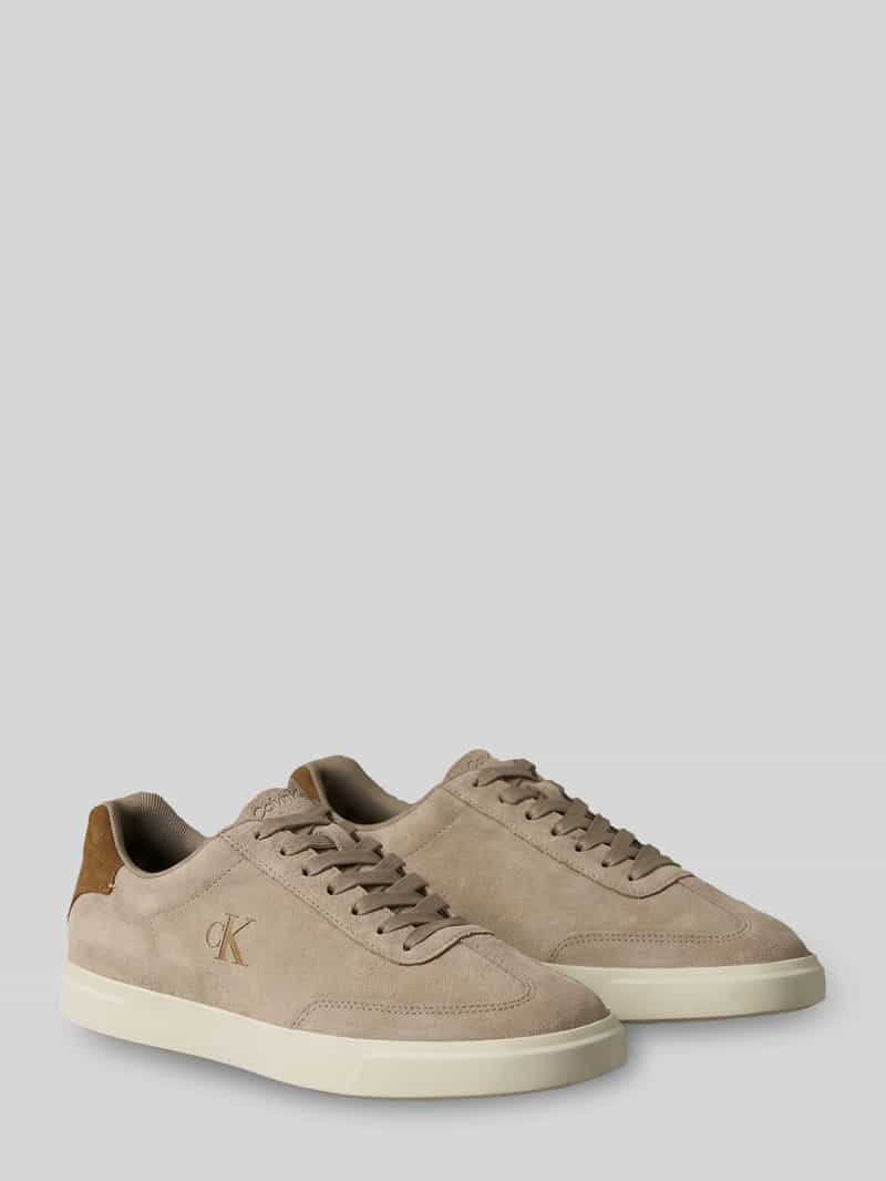 CK Calvin Klein Sneakers van echt runder-suède