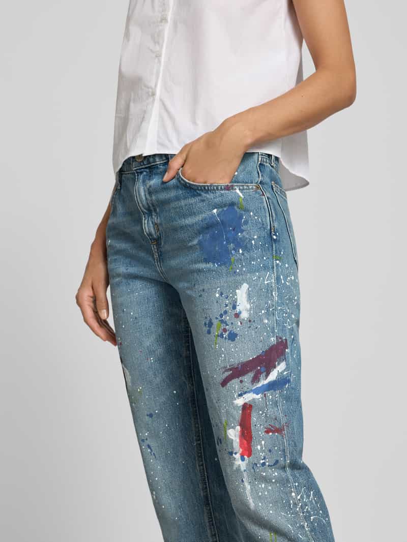 Lauren Ralph Lauren Boyfriend jeans in used-look met steekzakken