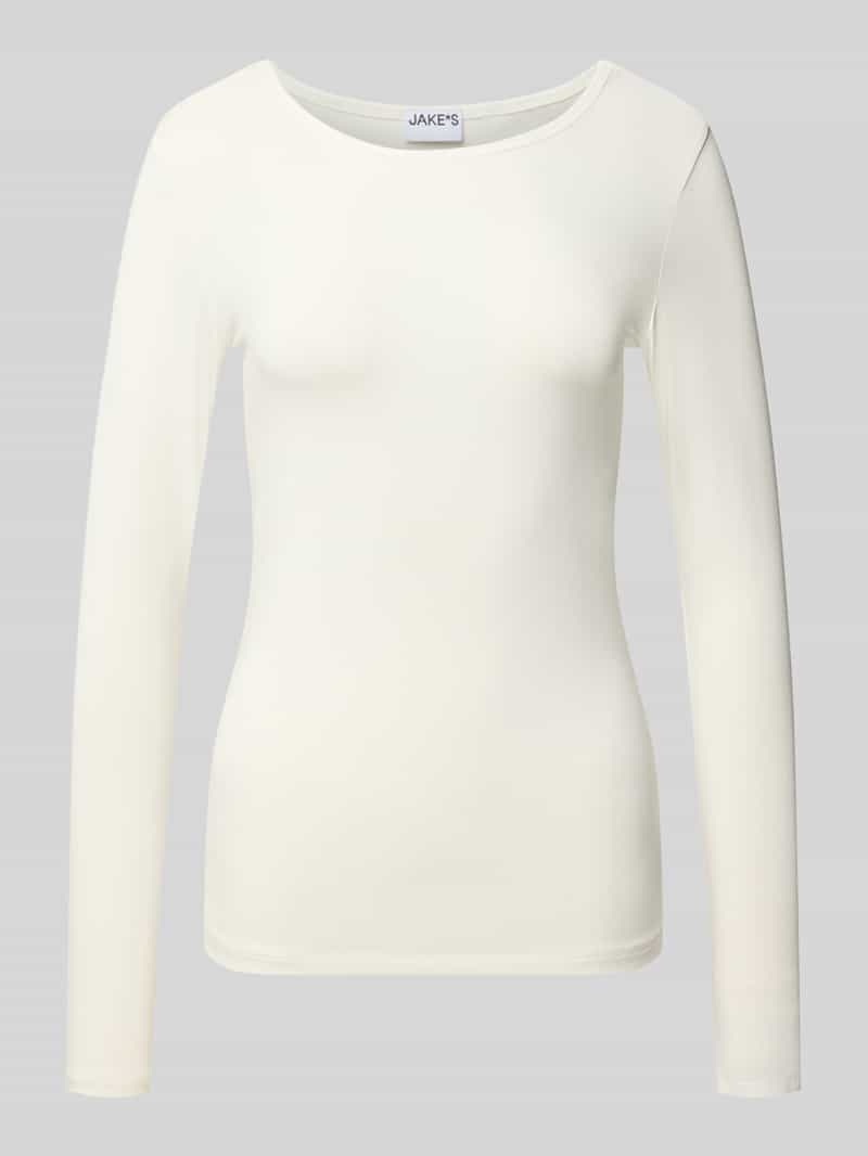 Jake*s Casual Shirt met lange mouwen met boothals