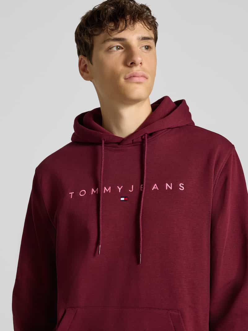 Tommy Jeans Regular fit hoodie van katoenmix
