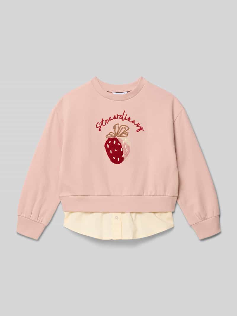 Mayoral Sweatshirt met dubbele-laagjeslook