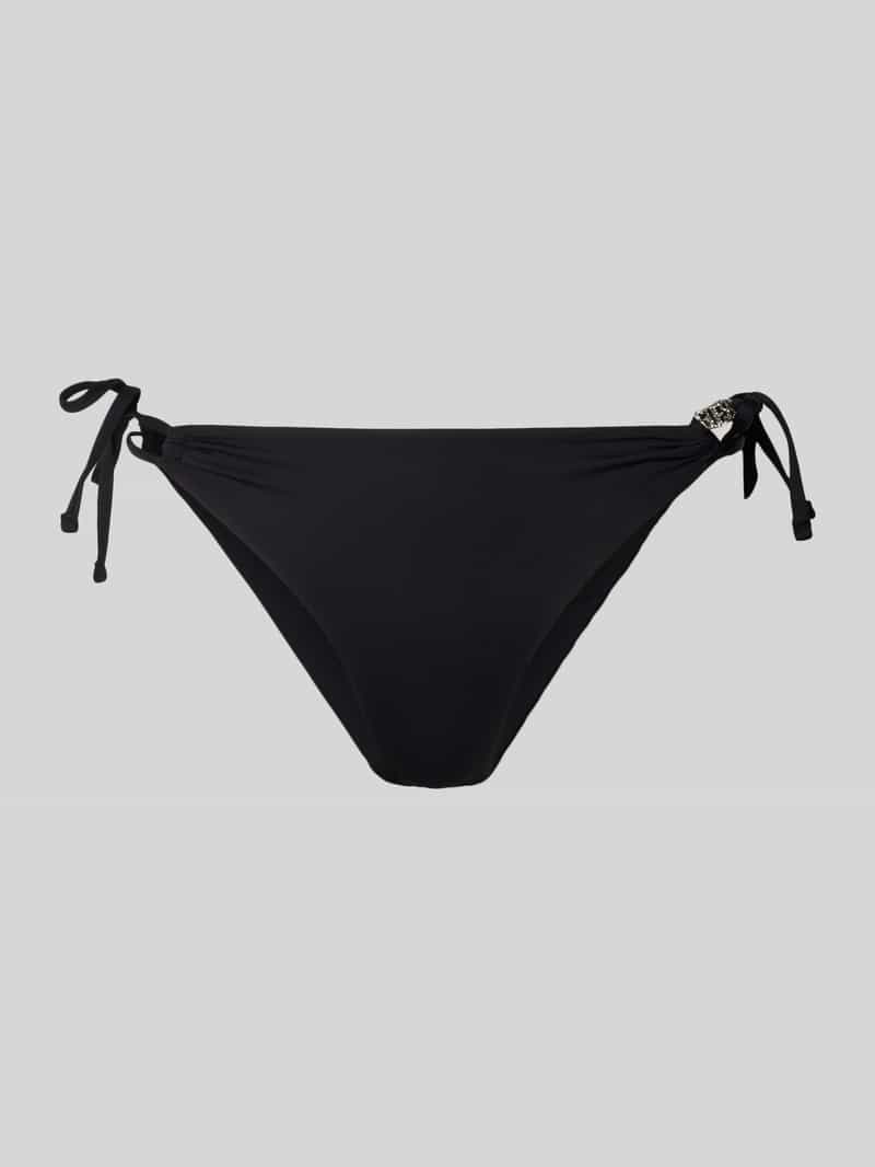 slim fit bikinibroekje met siersteentjes