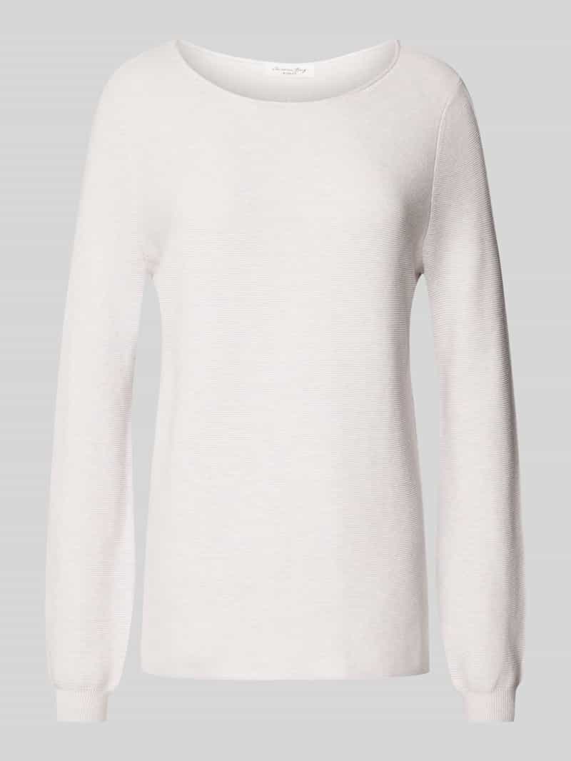 Christian Berg Woman Gebreide pullover met ballonmouwen