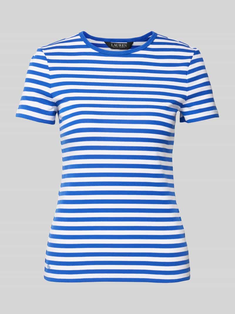 Lauren Ralph Lauren T-shirt met labelstitching model 'ALLI'