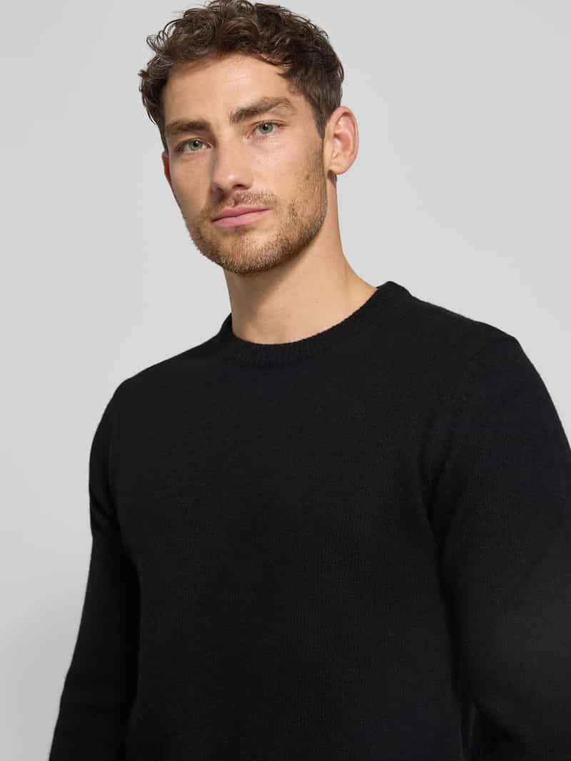 casual friday Gebreide pullover van wolmix model 'KARL'
