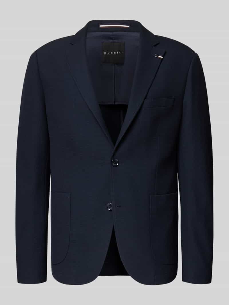 Bugatti Regular fit 2-knoops colbert met viscose