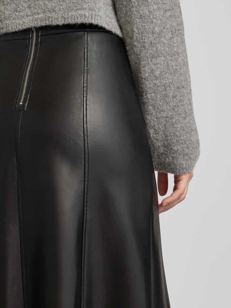 LOLLYS LAUNDRY Maxirok in leerlook model 'Lazise'