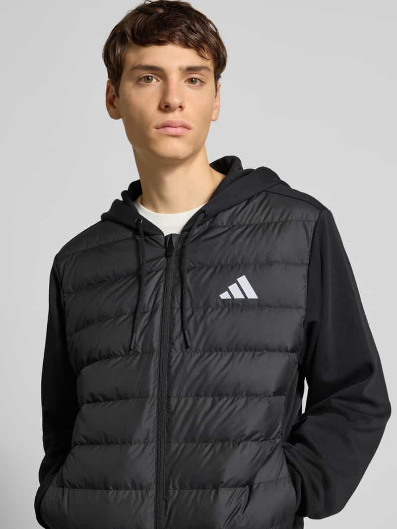 adidas Sportswear Gewatteerd jack met capuchon en logo