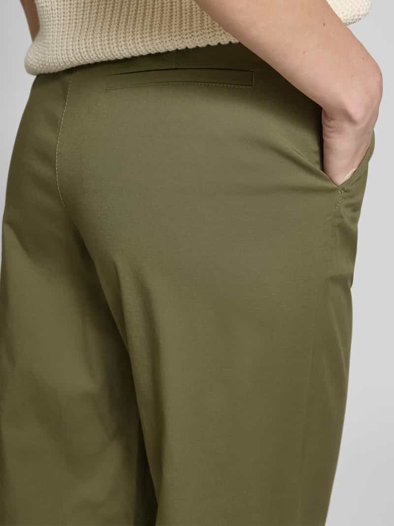 Marc O'Polo Wide leg chino van katoenmix model 'LANDE'