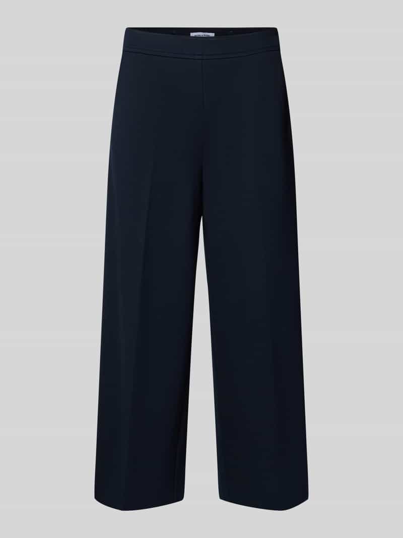 MORE & MORE Wide fit pantalon van viscosemix met elastische band