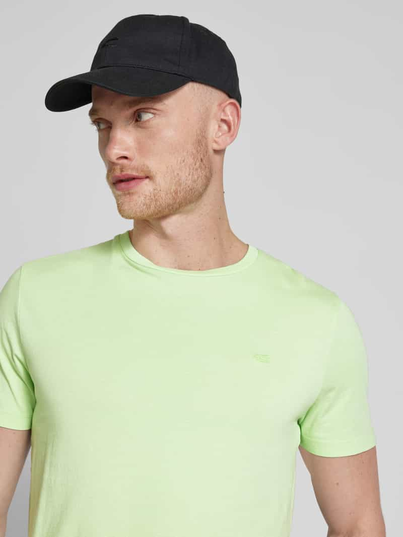 camel active T-shirt met labelstitching