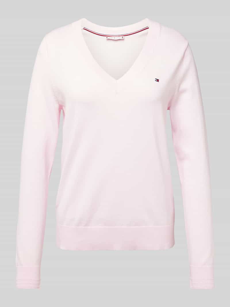 Tommy Hilfiger Gebreide pullover met ribboorden