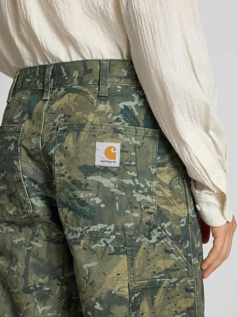 Carhartt Work In Progress Stoffen broek met Franse steekzakken