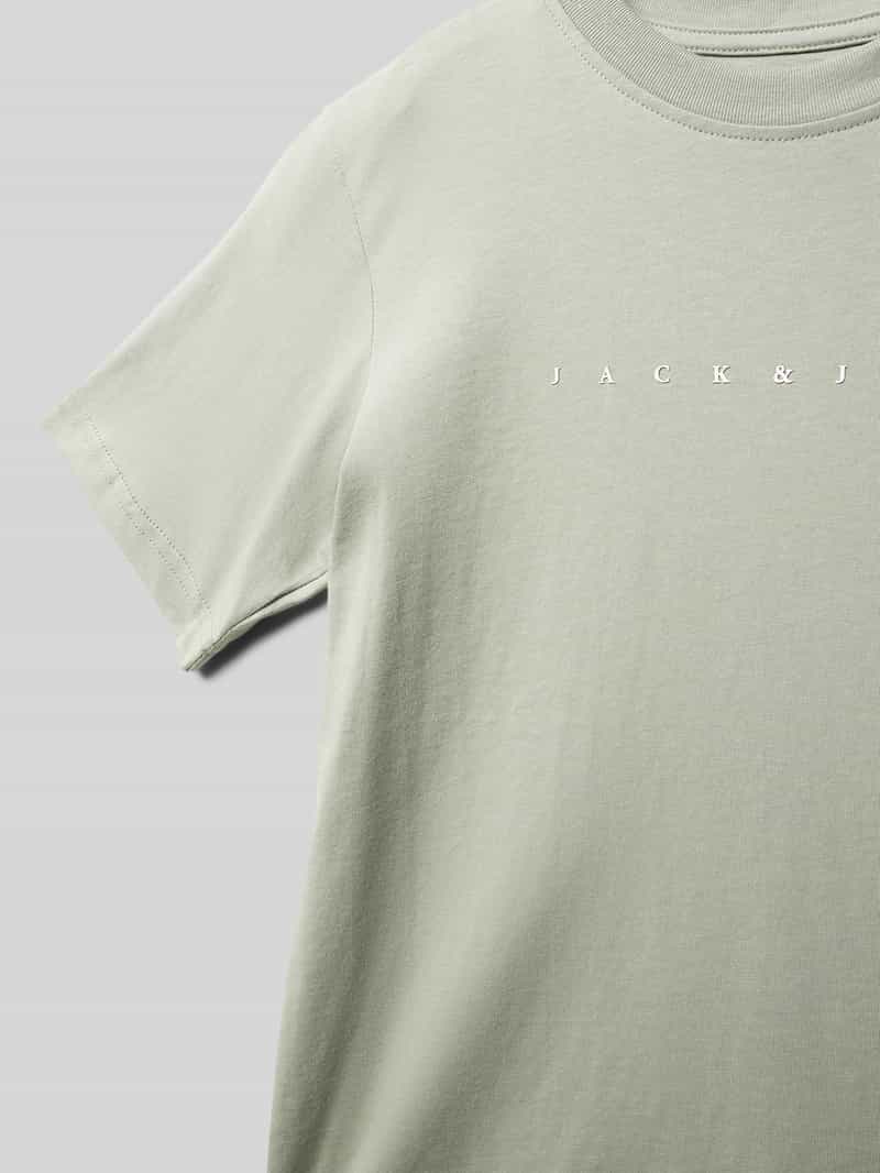 jack & jones T-shirt met labelprint model 'STAR'