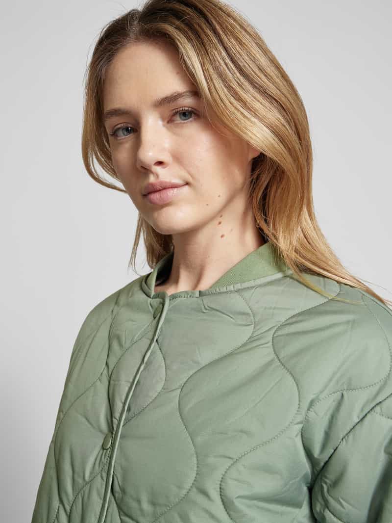 s.Oliver RED LABEL Relaxed fit gewatteerd jack met drukknoopsluiting