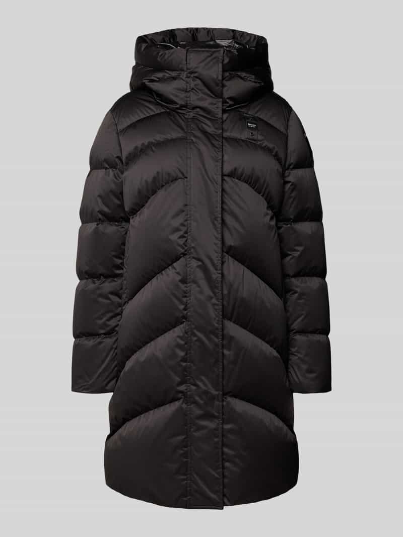 Blauer USA Gewatteerde lange jas met capuchon model 'OPERA'