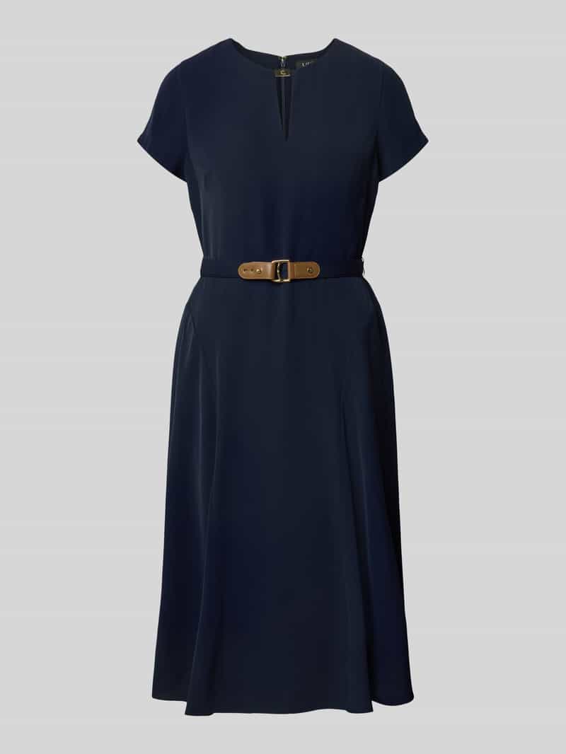 Lauren Ralph Lauren Knielange jurk met tailleriem