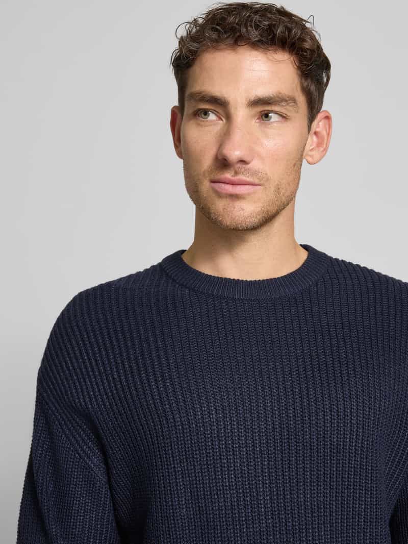 jack & jones Gebreide pullover met ronde hals model 'KAITO'