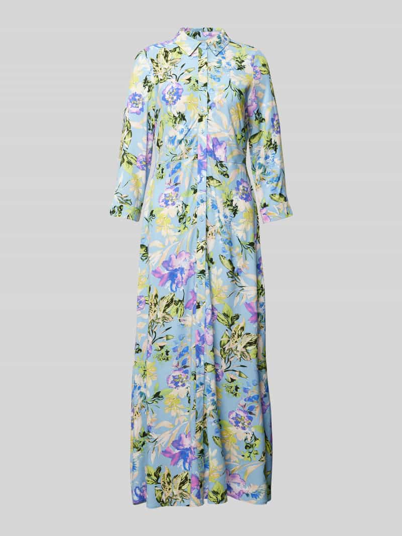 YAS Maxi-jurk met doorknoopsluiting model 'SAVANNA'