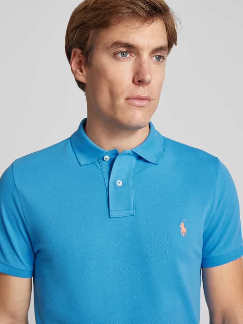 Polo Ralph Lauren Custom slim fit poloshirt van puur katoen