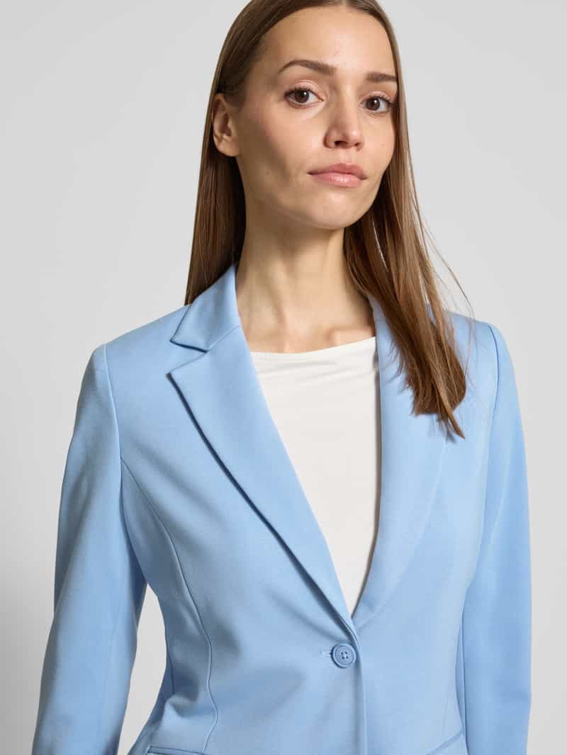 Tom Tailor Shaped fit blazer in een mix van jersey en viscose met gestileerde paspelzakken