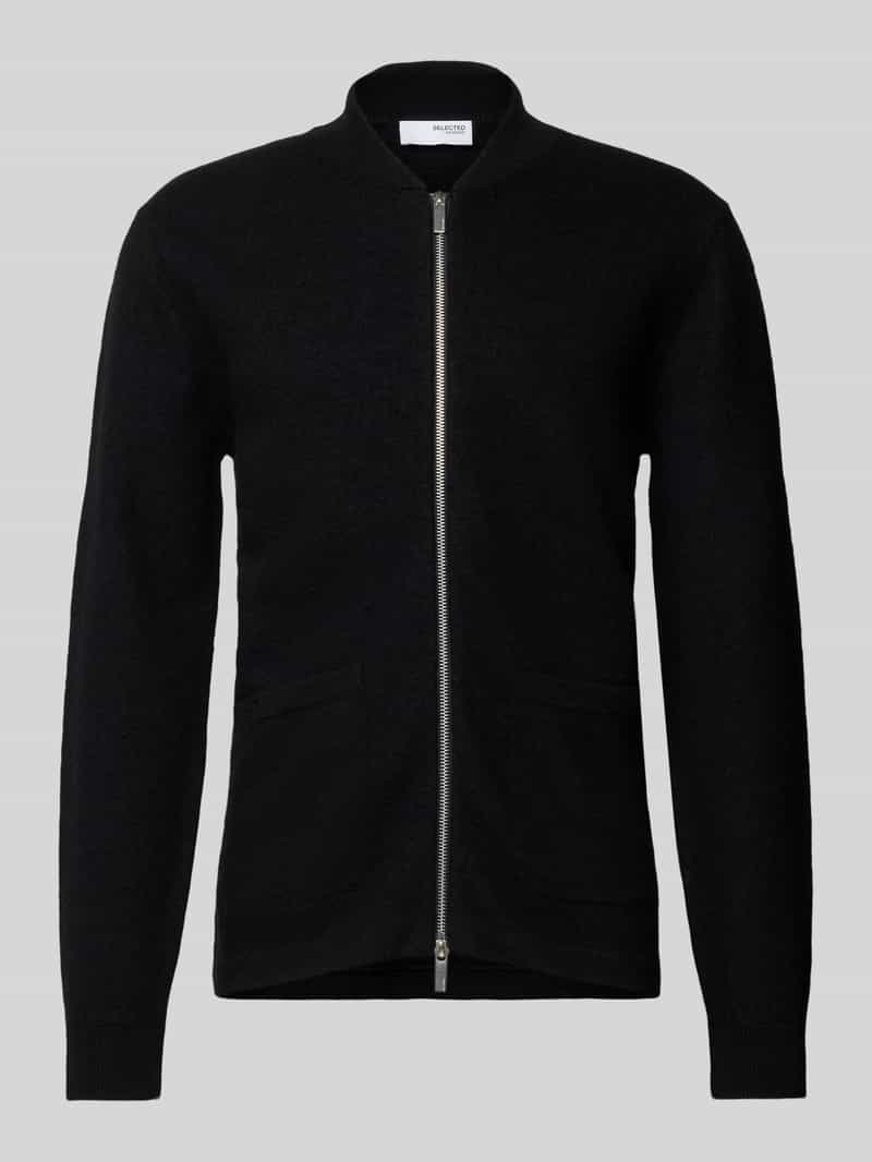 Selected Homme Cardigan met tweewegsritssluiting model 'REASON'