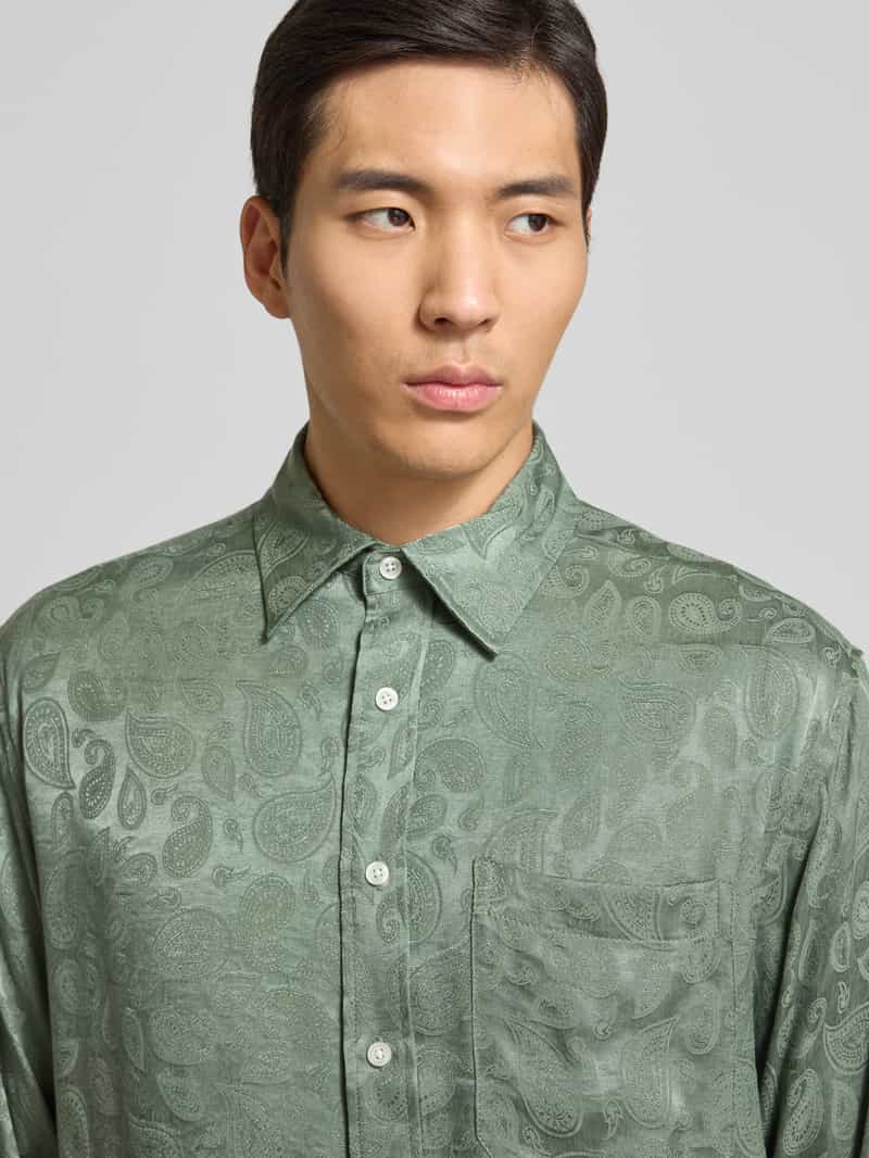 WOODBIRD Vrijetijdsoverhemd met knoopsluiting model 'Buzo'