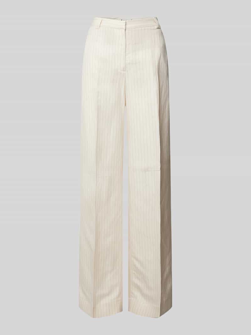 Tommy Hilfiger Wide leg stoffen broek met persplooien