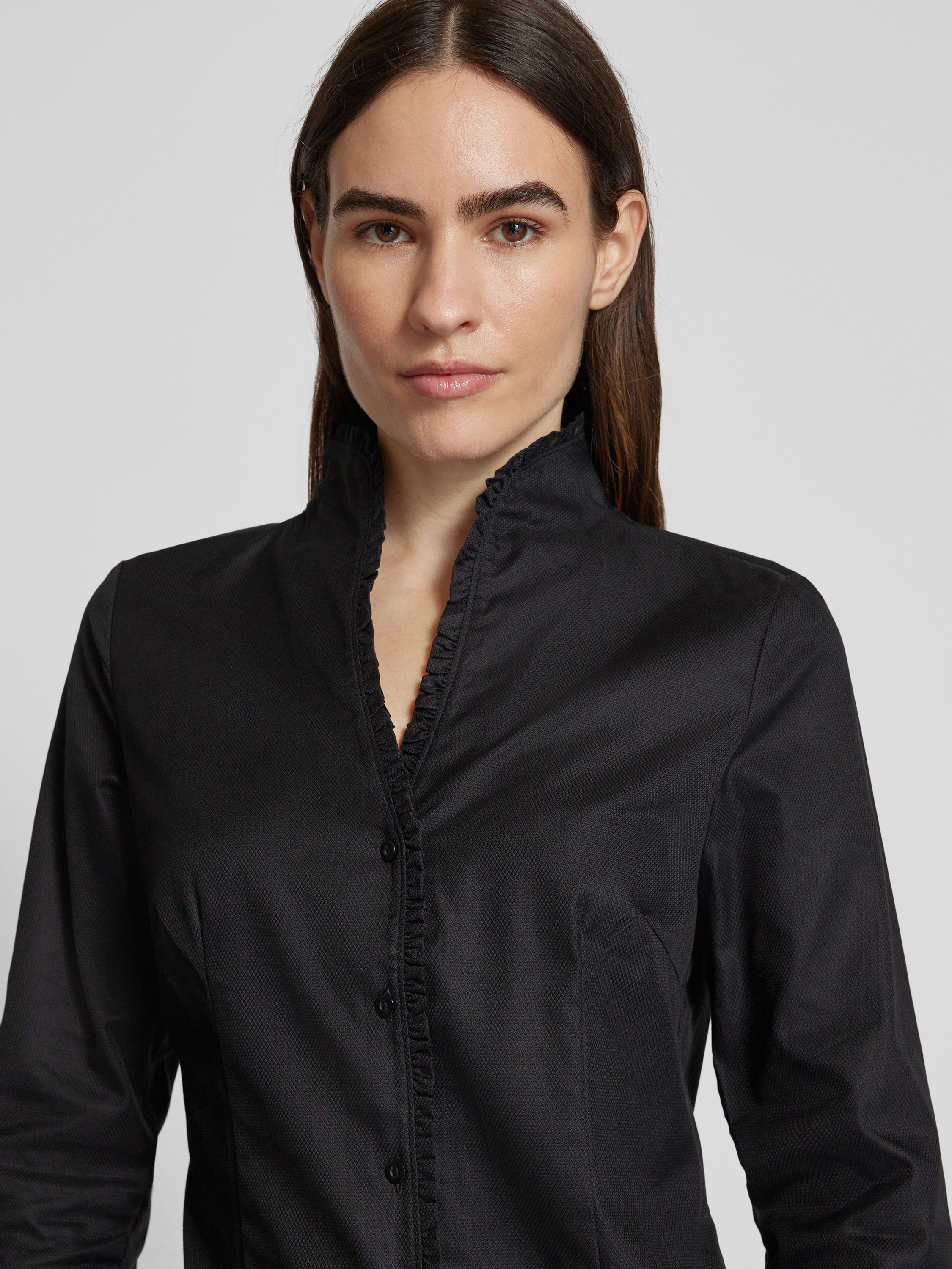Christian Berg Woman Regular fit blouse met opstaande kraag