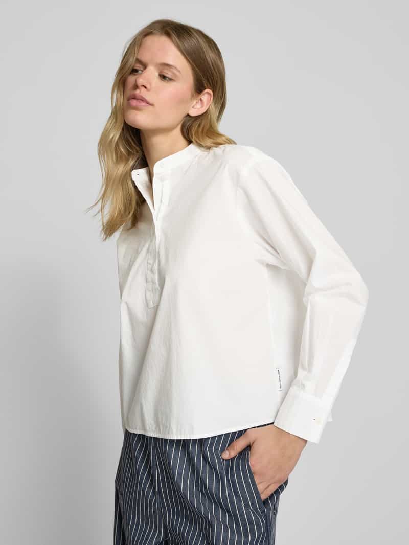Marc O'Polo DENIM Relaxed fit blouse met opstaande kraag