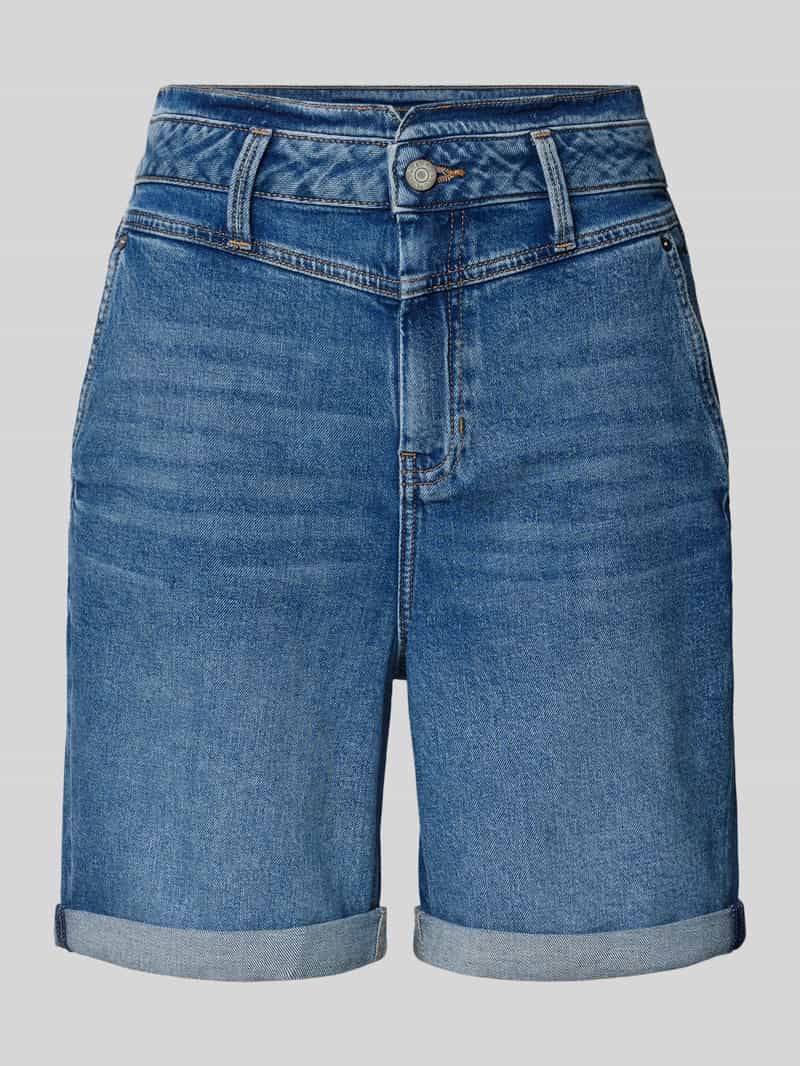 s.Oliver RED LABEL Relaxed fit korte jeans van katoenmix