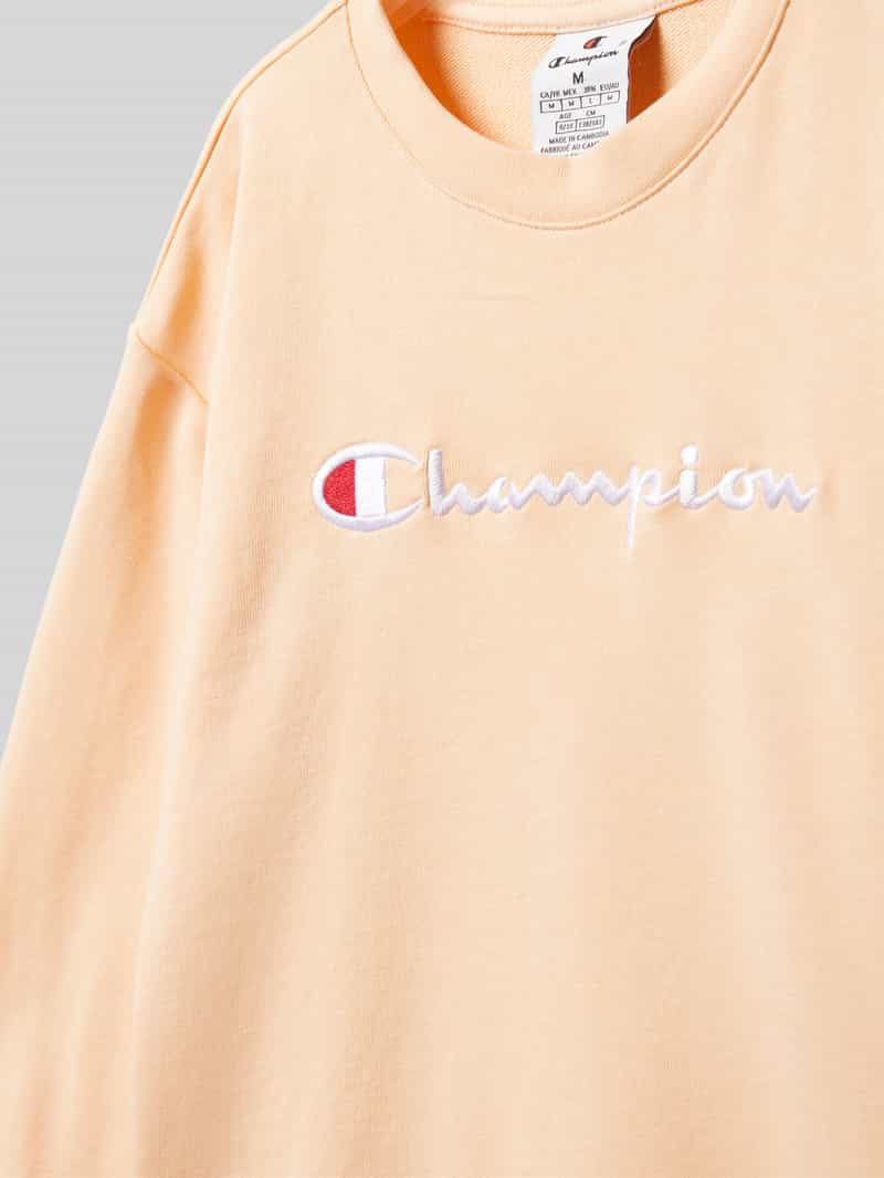 Champion Sweatshirt met labelstitching