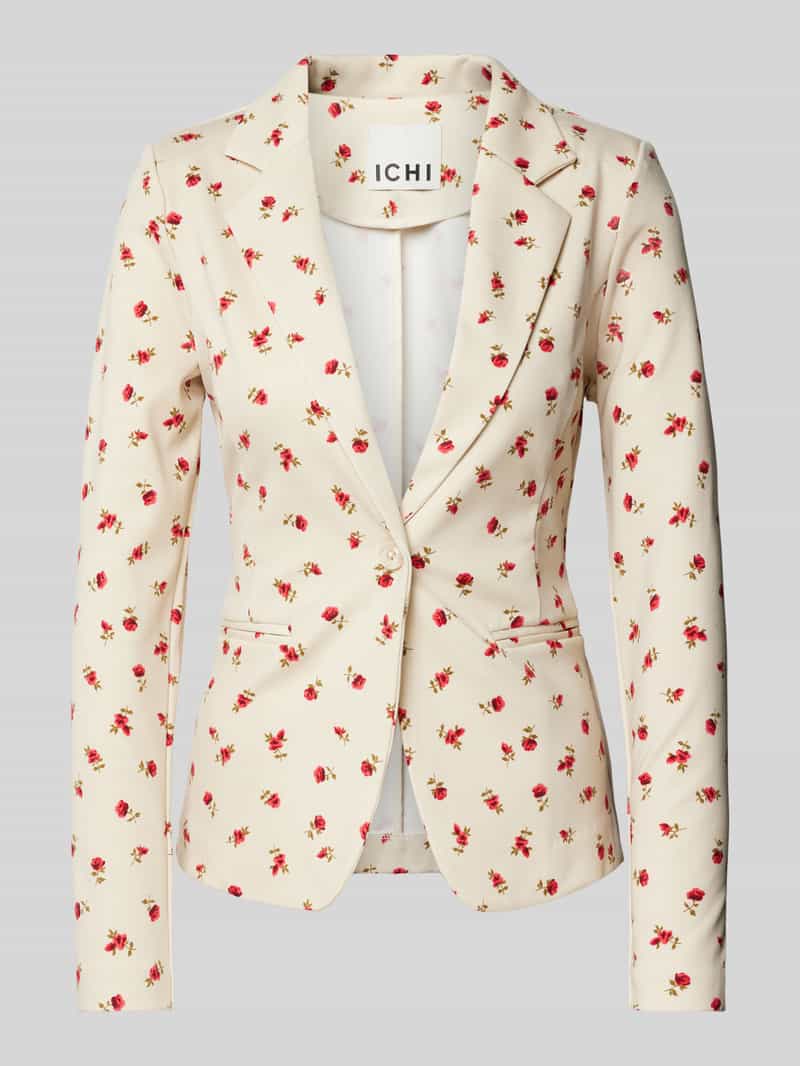 Ichi Slim fit blazer met paspelzakken model 'KATE'