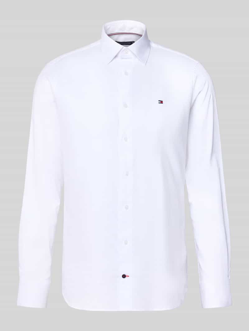 Tommy Hilfiger Regular fit zakelijk overhemd van puur katoen