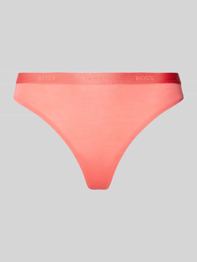 Boss String met elastische band met label