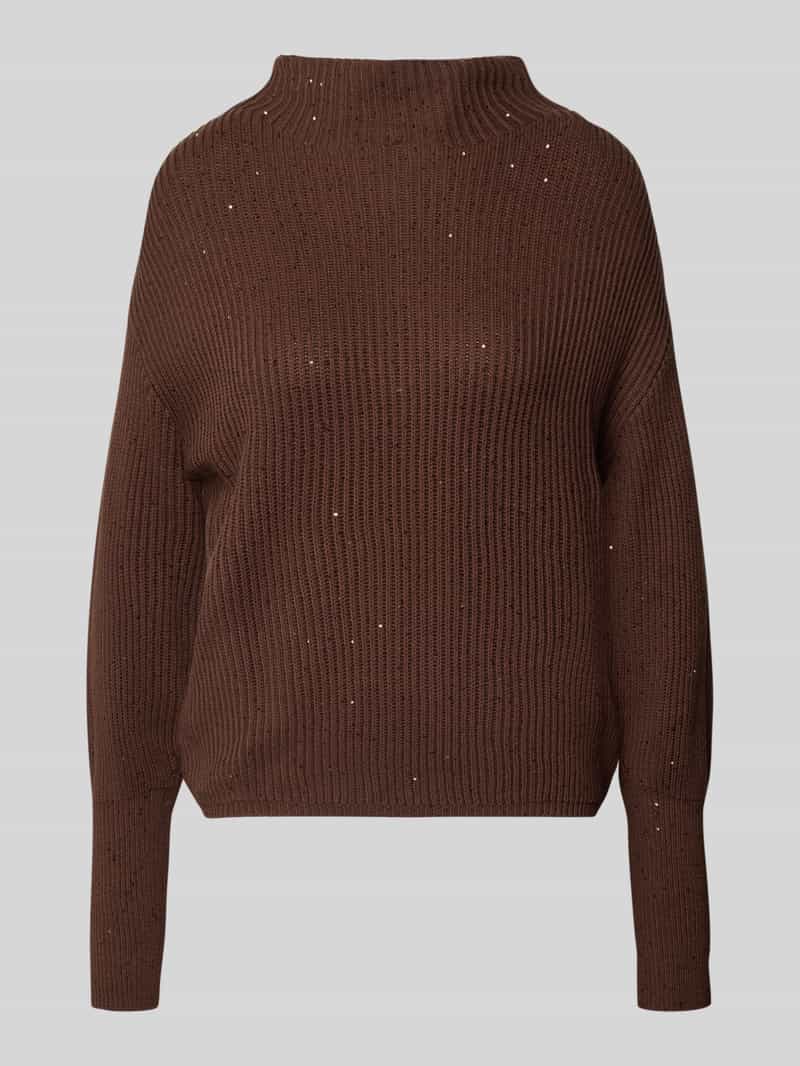 Zero Gebreide pullover met opstaande kraag
