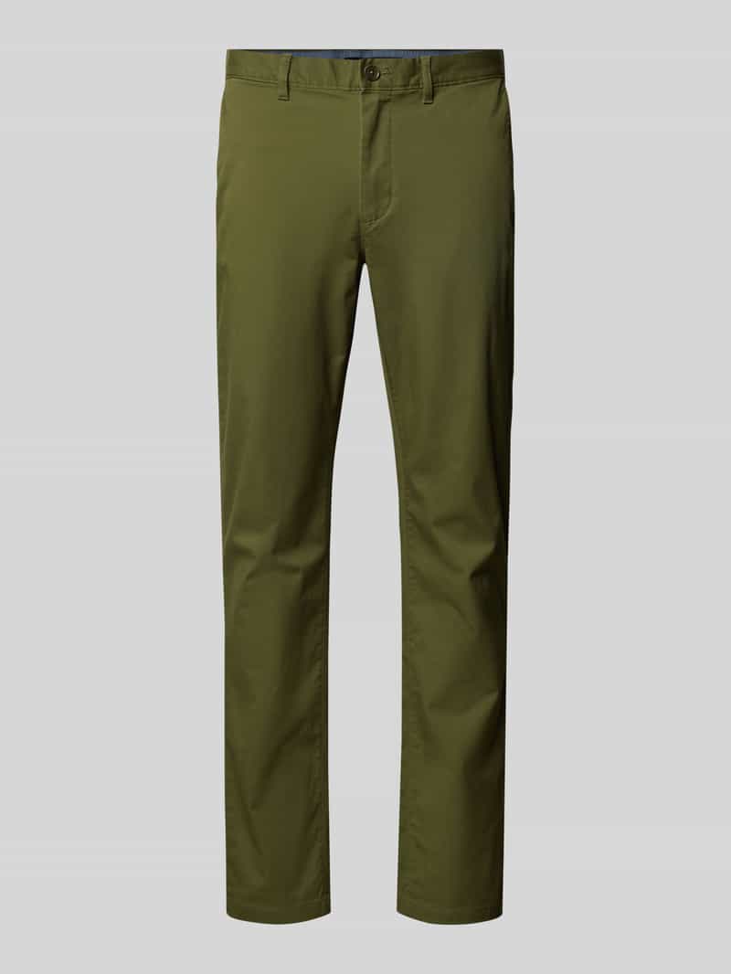 Tommy Hilfiger Straight fit chino van katoenmix