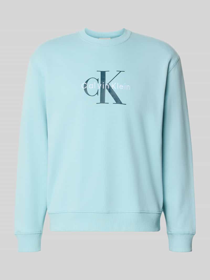 Calvin Klein Jeans Regular fit sweatshirt met logoprint model 'Terry'