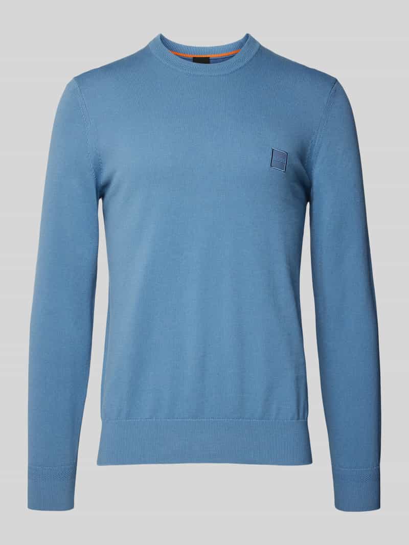 Boss Orange Gebreide pullover met kasjmier model 'Kanovano'
